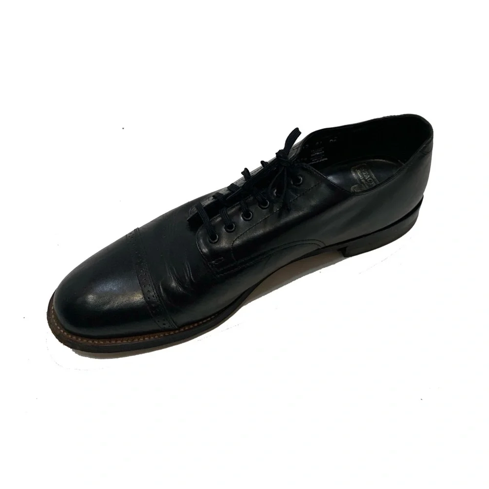 10.5 / Stacy Adams Black Leather Men's Oxfords